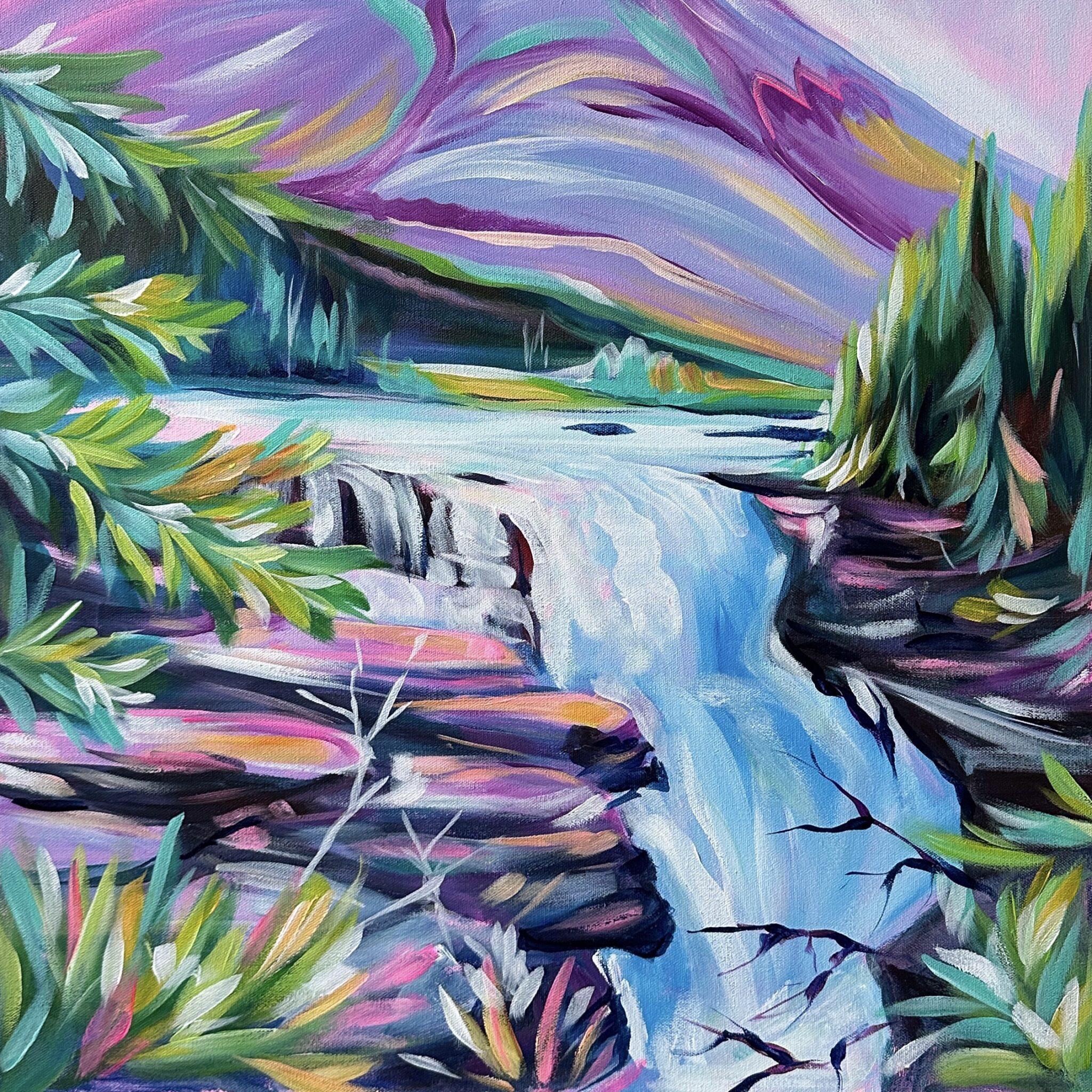 Athabasca Fall in Jasper