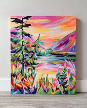 Lake Louise in Sunset