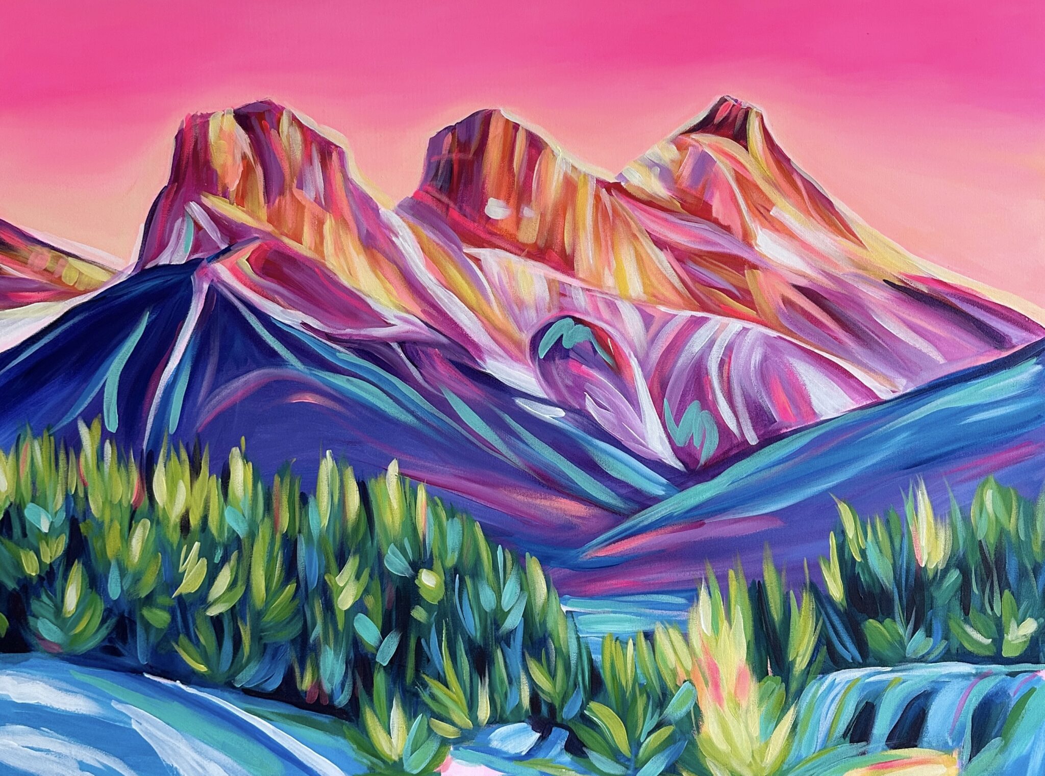 Three Sisters Mountains